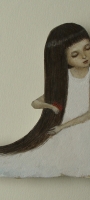 髪　梳く(2015)